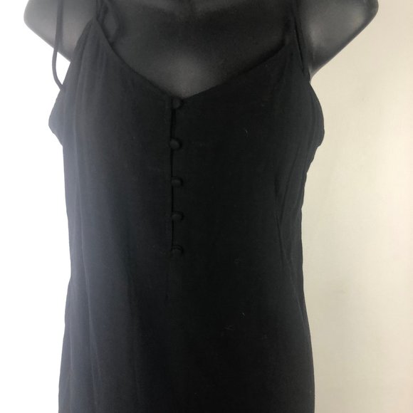 Topshop Summer Black Dress Size 6 - Picture 2 of 7